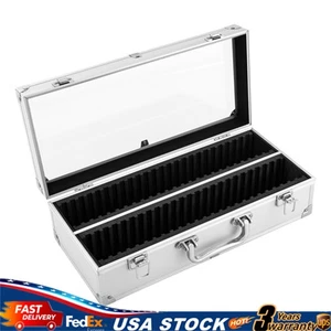 Metall Münzplatten Aufbewahrung & Vitrine Etui für 50 PCGS NGC ANACS Münzplatten - Bild 1 von 14