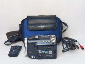 Samsung D6050i DuoCam Digital Video Camera Blue - No battery - Untested - Picture 1 of 10