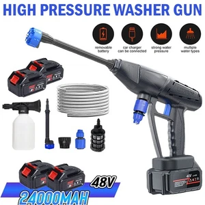Kabellose Elektrische Hochdruck Wasser Spritzpistole Tragbare Auto Waschmaschine Reiniger Werkzeug - Bild 1 von 14