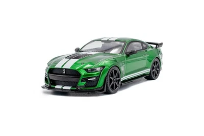 SOLIDO S4311511 SHELBY MUSTANG GT500 ERUPTION GREEN WHITE STRIPES 2020 1/43 - Image 1 of 4