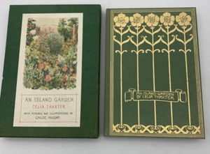 An Island Garden, Celia Thaxter, 1988 Hard Cover w Slipcase, EVC - Foto 1 di 24