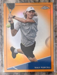 2021 Topps Chrome Tennis Max Purcell Orange #d 18/25