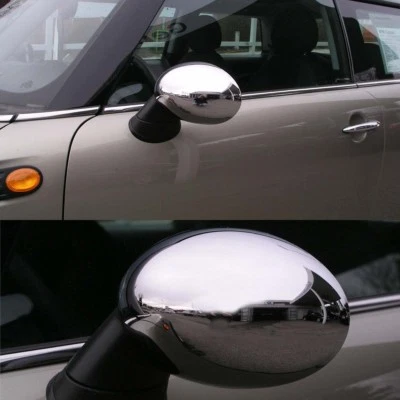 CALOTTE SPECCHIETTI CROMATE MINI per R55 R56 Cooper S D dal 11/2006| R57 dal 03/2009 - Immagine 1 di 4