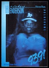 1991 Silver Star Rickey Henderson Oakland Athletics #NNO