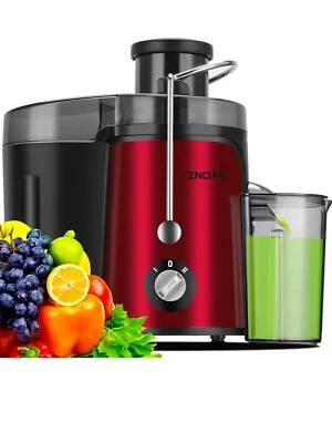 Exprimidor 600W sin BPA con conducto ancho de 3,5" y 3 velocidades - Diseño fácil de limpiar Foto 1 de 4