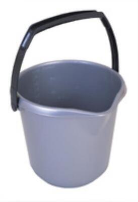 Addis 10L Bucket Metallic, Pouring Spout, Measuring Scale, Comfortable Handle  • 11.99£
