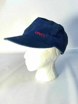 Gorra Levis Pana Snapback Raro De Colección Azul Sombrero Humphreys Cuero Hecho en EE. UU. Foto 1 de 4