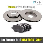 RENAULT CLIO MK3 FRONT BRAKE DISCS & And PADS 1.2 1.4 1.5 DCI 1.6 VVT SET 05-12