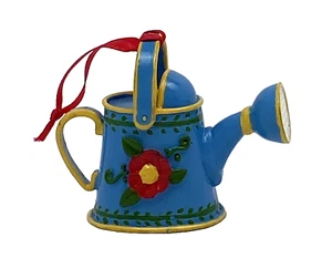Mini regadera de colección Mary Englebreit azul independiente decoración o adorno colgante - Imagen 1 de 5