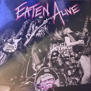 Nashville Pussy - Eaten Alive 2LP [Vinyl New] AMS X Limited Hot Pink Gate Album - Imagen 1 de 2