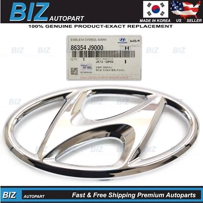 Genuine Front Bumper Grille Emblem for 2018-2021 Hyundai Kona OEM# 86354-J9000 Foto 1 de 4