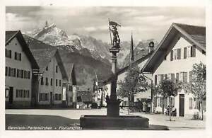 Pocztówka Garmisch-Partenkirchen, Floriansplatz 1942