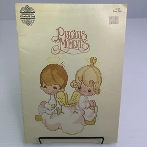 Precious Moments Cross Stitch Patterns 1980 Counted Thread Cross Stitch - Picture 1 of 8