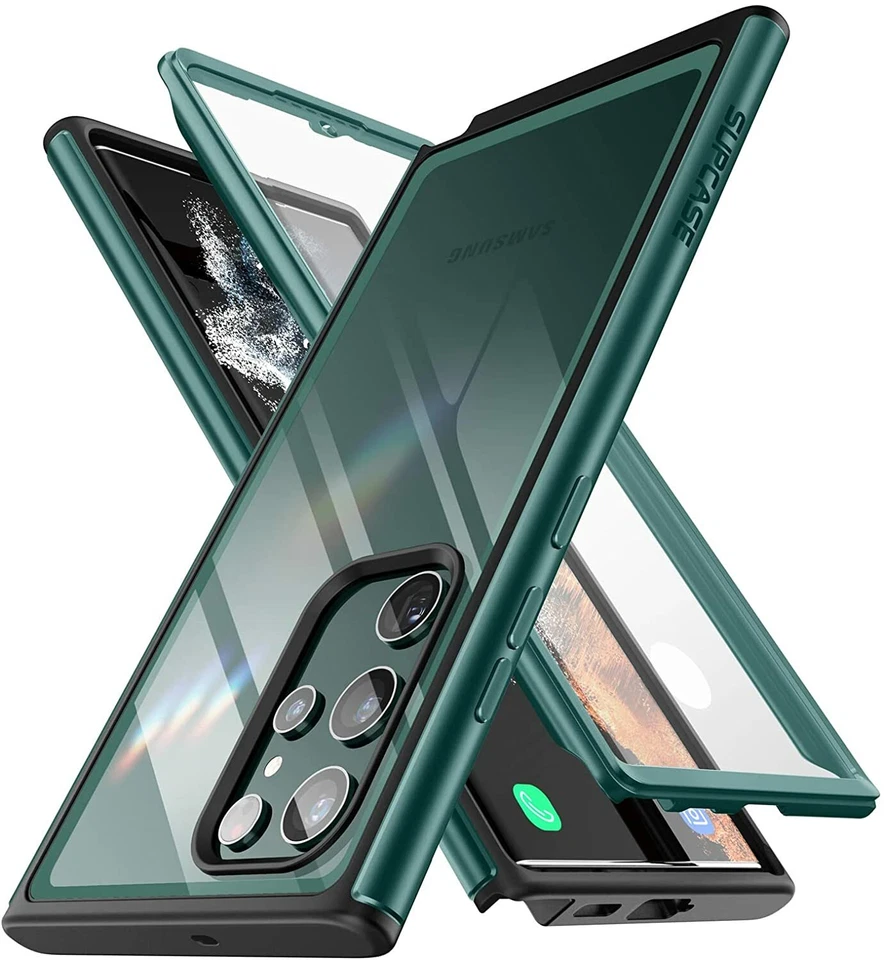 SUPCASE 适用于三星 Galaxy S22 Ultra 5G 全机身框架保护壳 带屏幕保护套 — 第 1/4 张图片
