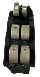 OEM Lexus GS300 2006 FRONT DRIVER LEFT MASTER WINDOW SWITCH BROWN OEM - Picture 1 of 5