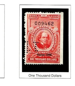 1954 U.S. Documentary O/P Series 1954 W/Out Gum p.12 Sc#R684 Used $1000.00 - Picture 1 of 2