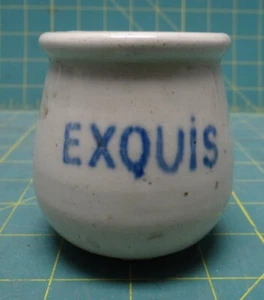 Antique Vintage Exquis Exquisite Jar Made in France 3" Height - Picture 1 of 7