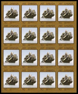 Canada Stamp SHEET#1602 - The Spirit of Haida Gwaii (1996) 90¢ - Picture 1 of 1