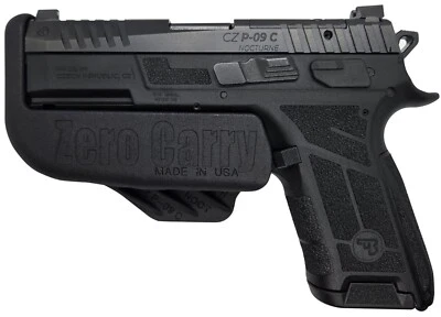 CZ P-09 C NOTURNO. Coldre Zero Carry Elite na cintura para transporte oculto - Imagem 1 de 4