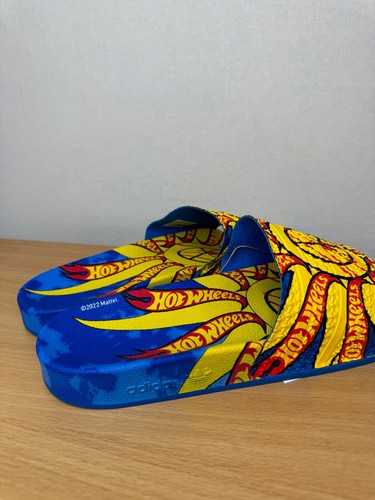 Nuove Adidas x Sean Wotherspoon Hot Wheels Adilette Slide blu GX9756 taglia US:11