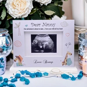 Baby Announcement Nanny to be Scan Photo Frame Gift CINS-7 - Picture 1 of 5