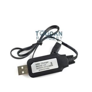 USB Cable on Henglong Charger Liion Battery RC Tank Electronic Balanced Head - Foto 1 di 2