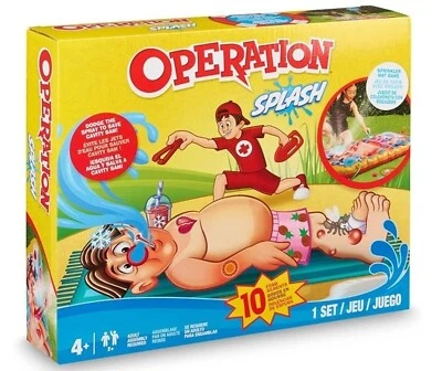 Hasbro Operation Splash Family Game for Your Water Fun Outdoor Game - Image 1 of 4