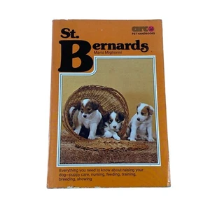 St. Bernards by Mario Migliorini Arco Pet Handbook Saint Bernard Dog 1976 PB - Bild 1 von 8