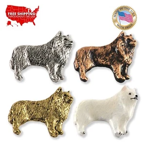 Pin o imán de solapa para perro esquimal americano Creative Pewter Designs, D310F - Imagen 1 de 9
