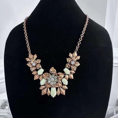 Nuevo Collar Acrílico Cristal Cobre 16"-30.5" Joyería Premier Designs BIEN GASTADO  Foto 1 de 4