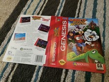 BOX ART ONLY Goofy's Hysterical History Tour Sega Genesis Case OEM