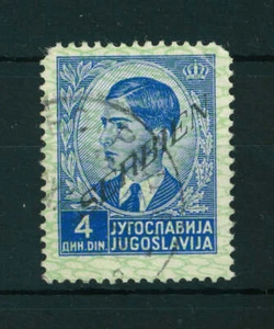 Germany 1941 Serbia Yugoslavia 4d blue stamp overprinted. Used. Sg G37 - Picture 1 of 2
