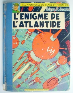 LIVRE DE BANDES DESSINÉS DE 1970, BLAKE ET MORTIMER, L'ÉNIGME DE L'ATLANTIDE - Imagen 1 de 4