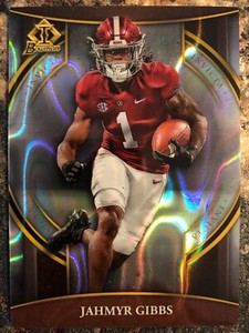 Jahmyr Gibbs 2022 Bowman University Chrome Invicta Lava 030/150 Lions Alabama