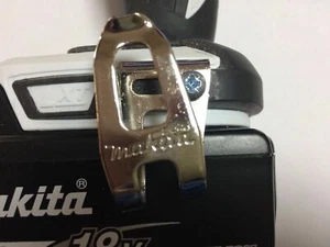 Makita Gürtelhaken Clip Schlagschrauber BTD140 TD0101 Dtd129 Dtd146 18 V 14,4 V Bediengerät - Bild 1 von 1