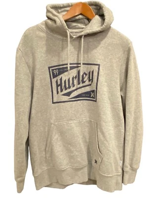 Sudadera con capucha Hurley Winston polar gris oscuro talla grande Foto 1 de 4