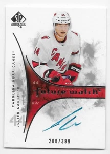 19/20 SP AUTHENTIC RETRO FUTURE WATCH AUTOGRAPH #RFWAJG Julien Gauthier #208/399 - Picture 1 of 1