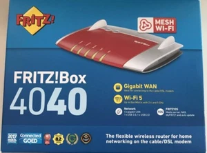 AVM Router Fritz!Box 4040 Router Wireless - Foto 1 di 1
