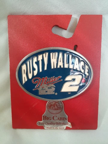 Rusty Wallace Belt Buckle Cover