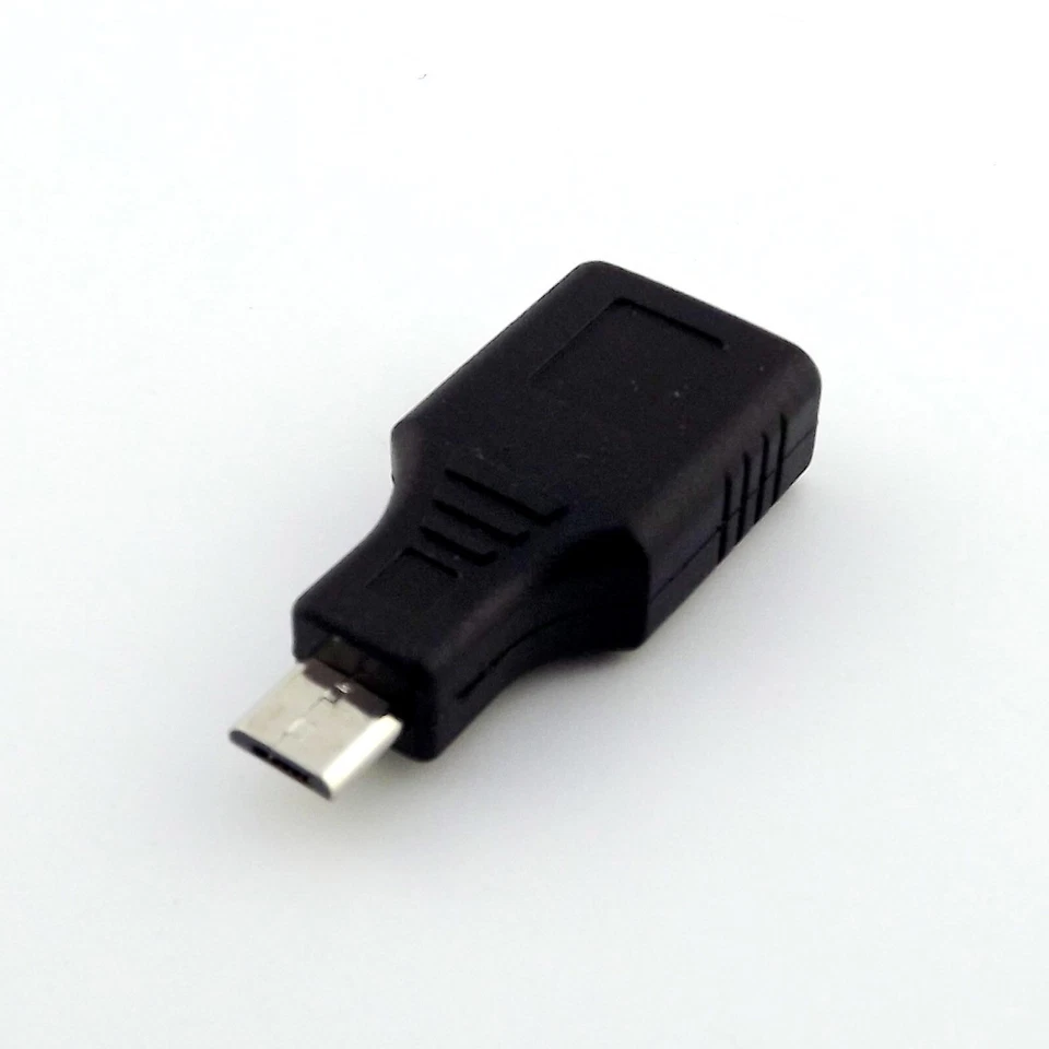 1pcs USB 2.0 A Female To Micro USB B 5 Pin Male Plug F/M OTG Adapter Converter - Image 1 of 1
