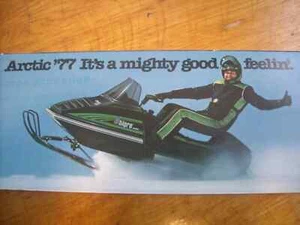 Vintage 1977 ACRTIC CAT Snowmobile Prospekt - Bild 1 von 7