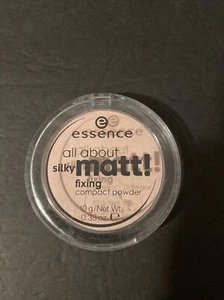 Essence All About Silky Matt Fixing Compact Powder 10 Translucent Rose Finishing - Picture 1 of 2
