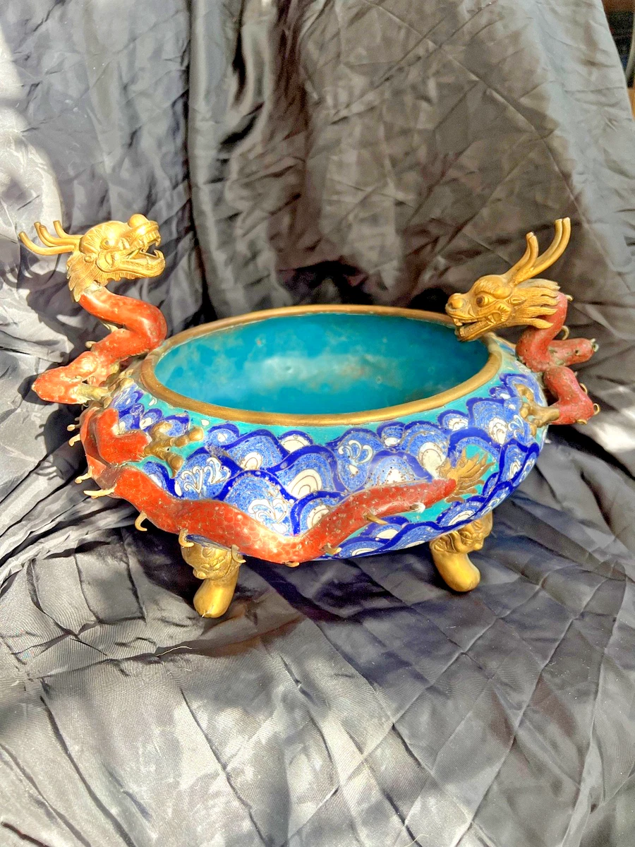 亚洲古董景泰蓝Dragon | eBay