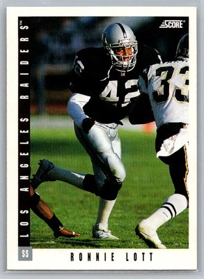 1993 Score #227 Ronnie Lott - Image 1 of 2