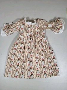 American Girl Doll Pleasant Company Felicity Meet Vestido Rosa Jardín Vestido 1993 - Imagen 1 de 3
