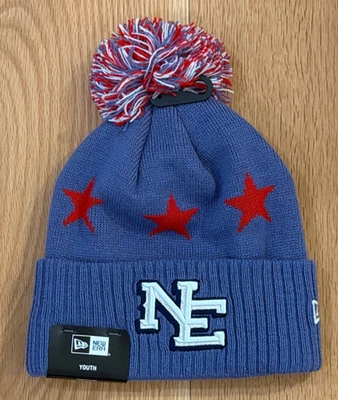 NEW YOUTH NEW ENGLAND PATRIOTS NEW ERA RIVALRIES SIDELINE CUFFED KNIT BEANIE HAT - Image 1 of 3