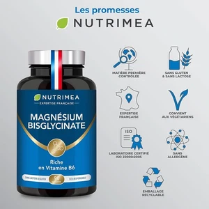 Magnésium Bisglycinate + Vitamine B6 - Sommeil - Picture 1 of 3