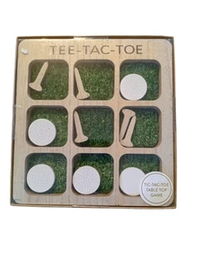 Eccolo Tee Tac Toe Tischspiel - Golf Motiv - Neu - Bild 1 von 1
