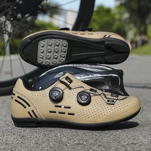 Flat Pedal Cycling Shoes MTB Men Mountain Bicycle Sneakers Bike Speed Footwear - Picture 1 of 27