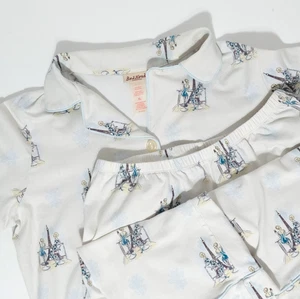 BedHead Pajama Set Womens XL Capri Short Sleeve Paris Cafe Cotton Blend - Picture 1 of 15